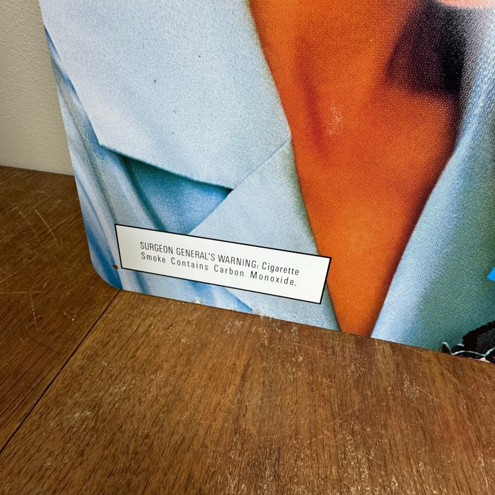 Vintage 1995 Misty Slim n Sassy Cigarette Metal Advertising Sign 20x14 90s Retro - Picture 6 of 10